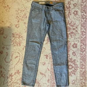 Pilcro from Anthro! Jean/pant tweed look with woven color thread. FU Stet cut 26